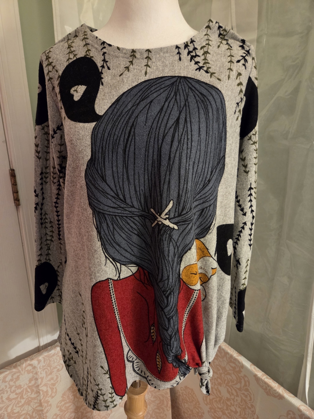 Seusyu Cartoon Game "Character" Shirt - Sweater - Dress - Top Asymmetrical Side - Picture 13 of 15